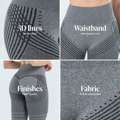 3D Legging | Grey