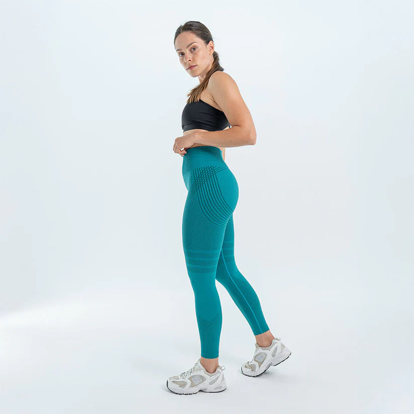 3D Legging | Teal Green