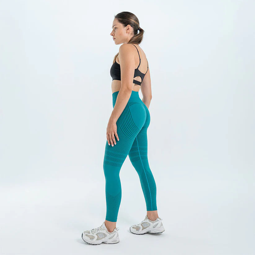 3D Legging | Teal Green